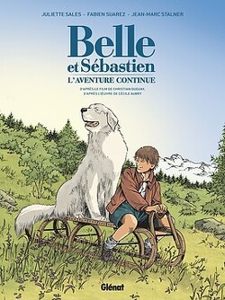 Couverture de Belle et Sébastien (BD), Tome 2 : L'aventure continue