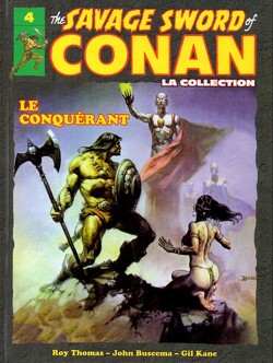 Couverture de The savage sword of Conan, Tome 4: Le conquérant