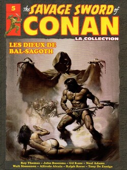 Couverture de The savage sword of Conan, Tome 5: Les dieux de Bal-Sagoth
