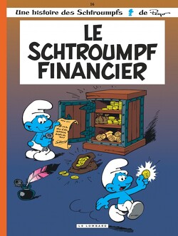 Couverture de Les Schtroumpfs, Tome 16 : Le Schtroumpf financier