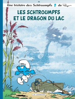 Couverture de Les Schtroumpfs, Tome 36 : Les Schtroumpfs et le Dragon du lac