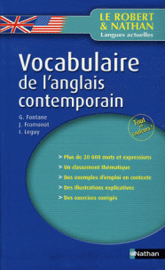 Couverture de Vocabulaire de l'anglais contemporain