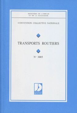 Couverture de Convention collective nationale n°3085: Transports routiers