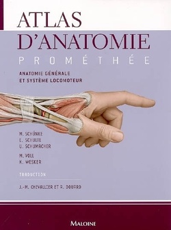 Couverture de Atlas d'anatomie Prométhée, Tome 1 : Anatomie générale et appareil locomoteur