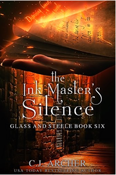 Couverture de Glass and Steele, Tome 6 : The Ink Master's Silence