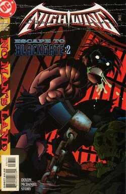 Couverture de Nightwing #36, The Belly of the Beast Escape to Blackgate (Part 2)