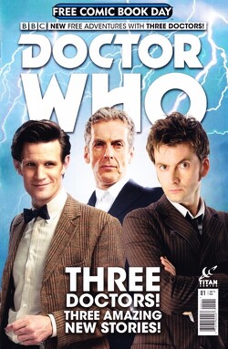 Couverture de Doctor Who (comics) : New Free Adventures With Three Doctors