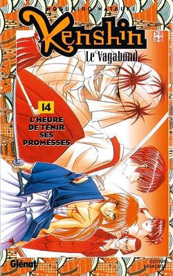 Couverture de Kenshin le vagabond, tome 14 : L'heure de tenir ses promesses