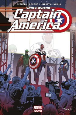 Couverture de Captain America : Sam Wilson, Tome 3 : Qui mérite le bouclier ?