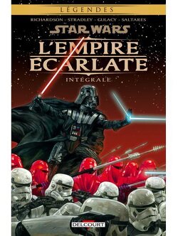 Couverture de Star wars l'empire écarlate intégrale