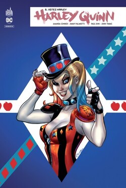 Couverture de Harley Quinn Rebirth, Tome 5 : Votez Harley