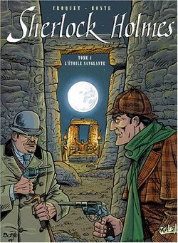Couverture de Sherlock Holmes, Tome 1 : L'Étoile sanglante