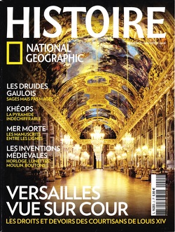 Couverture de Histoire National Geographic, n°2 : Versailles, vue sur cour