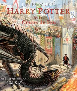 Couverture du livre Harry Potter, Tome 4 : Harry Potter et la coupe de feu (Illustré)