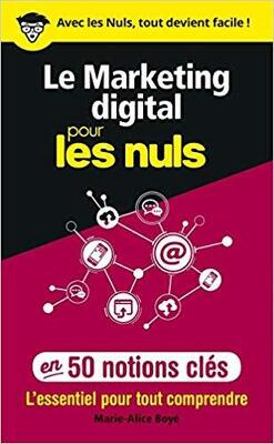 Couverture de Le marketing digital pour les Nuls en 50 notions clés