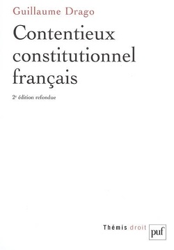Couverture de Contentieux constitutionnel français