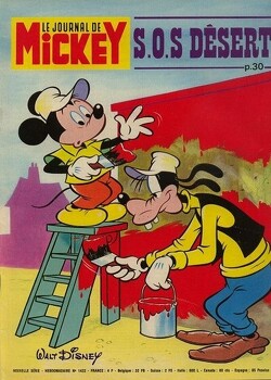 Couverture de Le Journal de Mickey N°1422