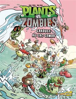 Couverture de Plants vs Zombies, Tome 10 : Grabuge au lac Gombo