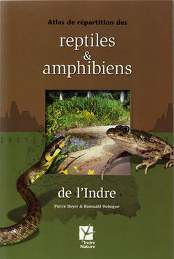 Couverture de Atlas de répartition des reptiles et amphibiens de l'Indre