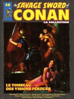 Couverture de The savage sword of Conan, Tome 58: Le tombeau des visions perdues