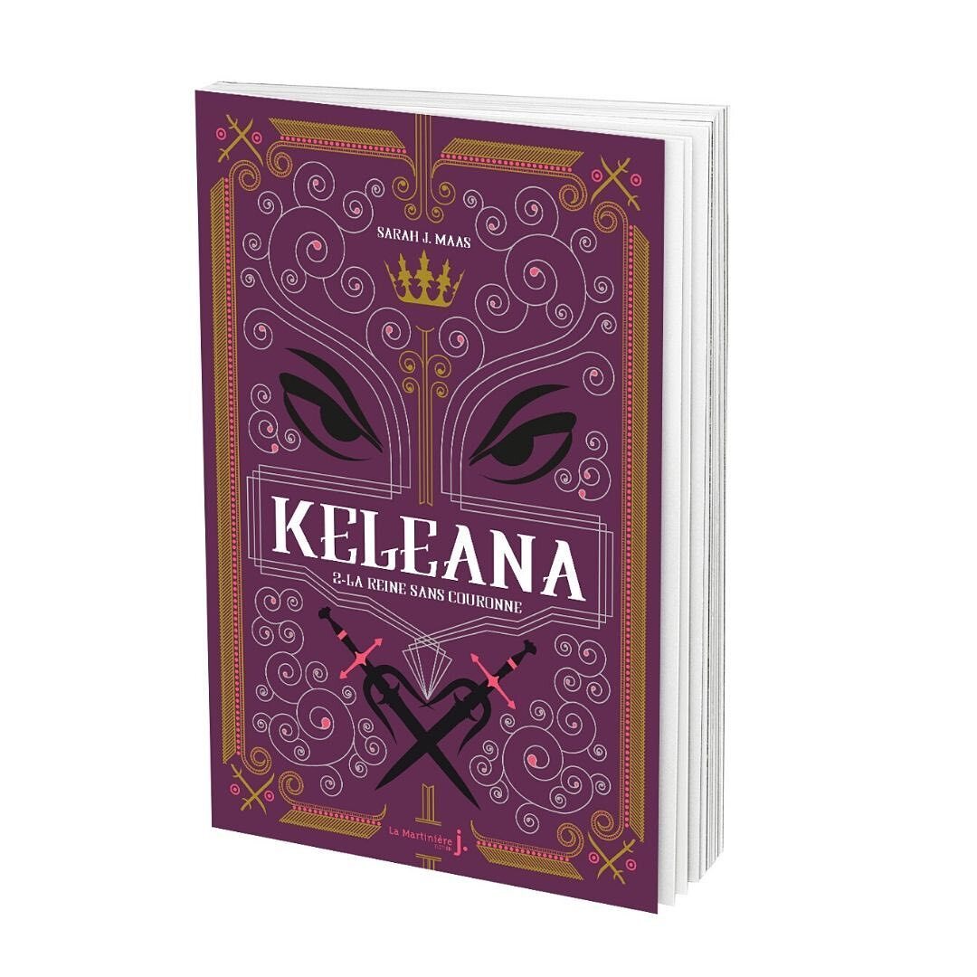 Couvertures, images et illustrations de Keleana, Tome 2 : La Reine sans  couronne de Sarah J. Maas