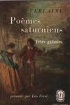couverture Poèmes saturniens Fêtes galantes