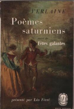 Couverture de Poèmes saturniens Fêtes galantes