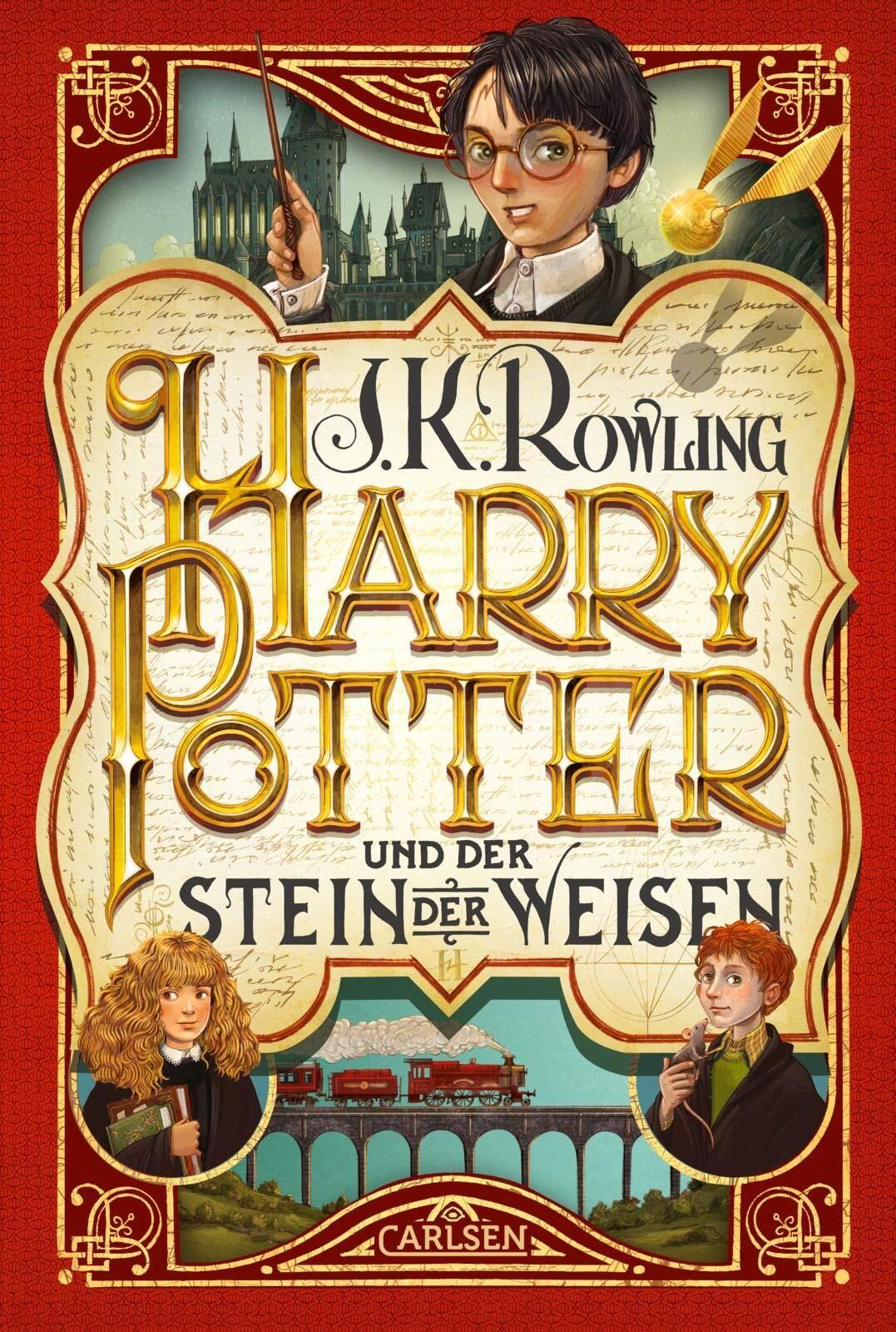 Couvertures, images et illustrations de Harry Potter, Tome 1 : Harry Potter  à l'école des sorciers de Joanne Kathleen Rowling