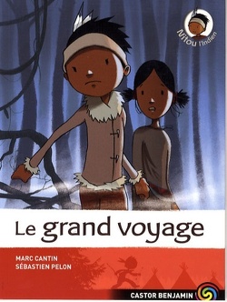 Couverture de Nitou l'Indien, tome 8 : Le Grand Voyage