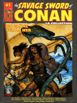 Couverture de The savage sword of Conan, Tome 61: Un crâne sur la mer