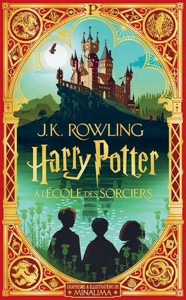 Couverture du livre Harry Potter, Tome 1 : Harry Potter à l'école des sorciers (MinaLima)