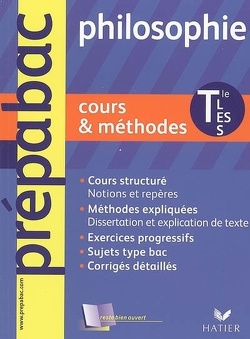Couverture de Philosophie terminales L, ES, S : cours et méthodes