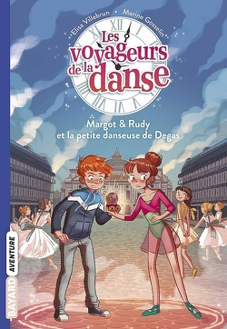 Couverture de Les Voyageurs de la danse, Tome 1 : Margot et Rudy, et la petite danseuse de Degas
