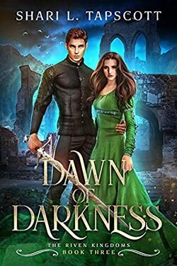 Couverture de The Riven Kingdoms, Tome 3 : Dawn of Darkness