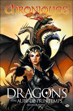 Couverture de Chroniques de Dragonlance, tome 3 : Dragons d'une aube de printemps - Seconde partie (Bd)
