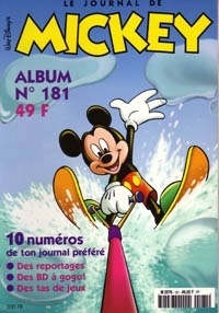 Couverture de Journal de Mickey, Album n°181