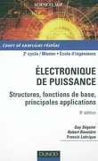 Electronique de puissance : structures, fonctions de base, principales applications