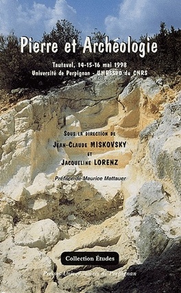 Couverture du livre : Pierre et Archéologie - Tautavel, 14-15-16 mai 1998
