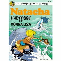 Couverture de Natacha tome 7:L'hôtesse et Monna Lisa