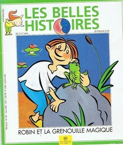 Couverture de Les Belles Histoires de Pomme d'Api, n°297 : Robin et la grenouille magique
