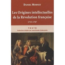 Couverture de Les origines intellectuelles de la Révolution française : 1715-1787