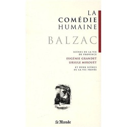 Couverture de La Comédie humaine, tome 2 : Scènes de la vie de province : Eugénie Grandet ; Ursule Mirouët