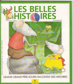 Couverture de Les Belles Histoires de Pomme d'Api, n°290 : Quand grand-père souris racontait des histoires