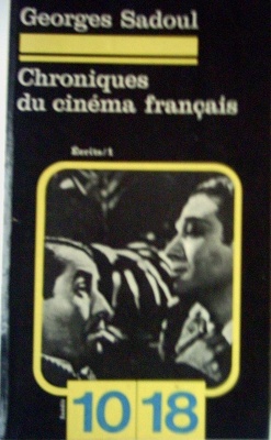 Couverture de Chronique du cinéma français