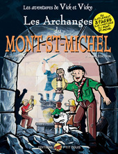 Couverture de Les Aventures de Vick et Vicky, Tome6- Les archanges du Mont Saint Michel, Partie2, La malédiction