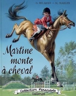 Couverture de Martine monte à cheval