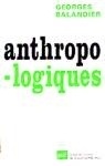 Couverture de Anthropo-logiques