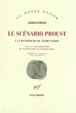 Couverture de Le scénario Proust : A la recherche du temps perdu