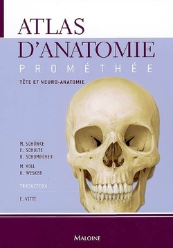 Couverture de Atlas d'anatomie Prométhée, Tome 3 : Tête et neuro-anatomie