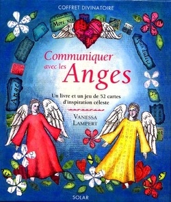 Couverture de Communiquer avec les anges : un livre et un jeu de 52 cartes d'inspiration céleste
